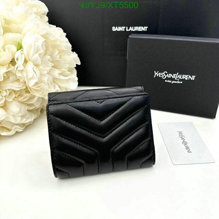 YSL Bag-(4A)-Wallet-,Code: XT5500,$ 64USD