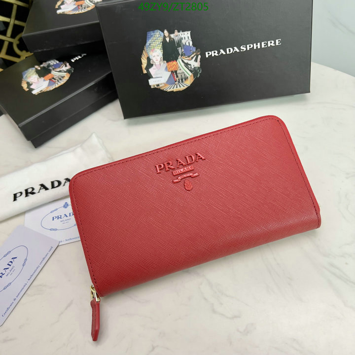Prada Bag-(4A)-Wallet-,Code: ZT2805,$ 64USD