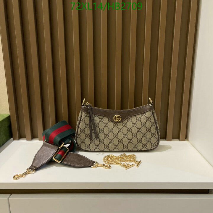 Gucci Bag-(4A)-Diagonal-,Code: HB2709,$ 94USD