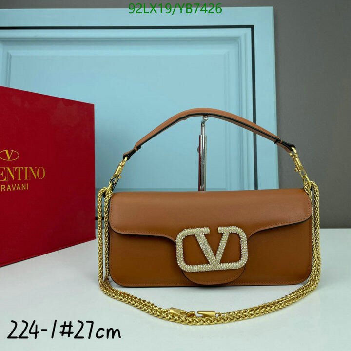Valentino Bag-(4A)-LOC-V Logo ,Code: YB7426,$ 120USD