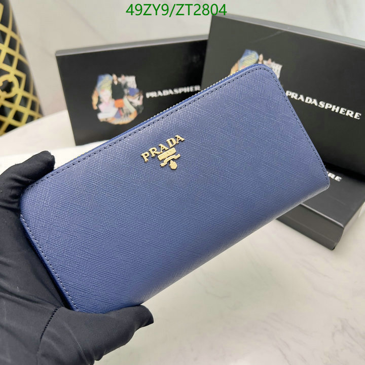 Prada Bag-(4A)-Wallet- Code: ZT2804 $ 64USD