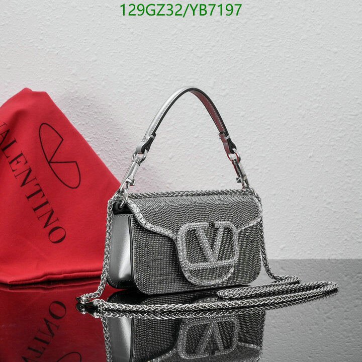 Valentino Bag-(4A)-LOC-V Logo ,Code: YB7197,$ 168USD