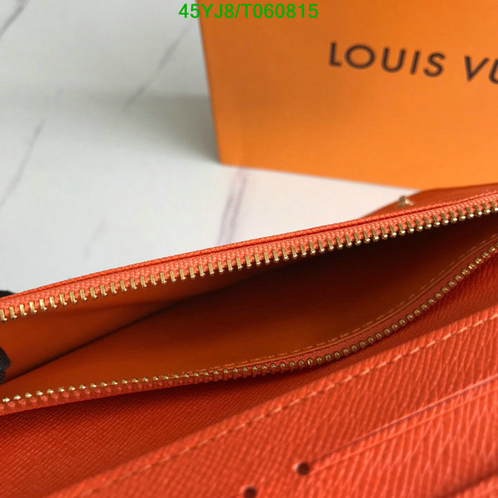 LV Bags-(4A)-Wallet-,Code: T060815,$ 55USD