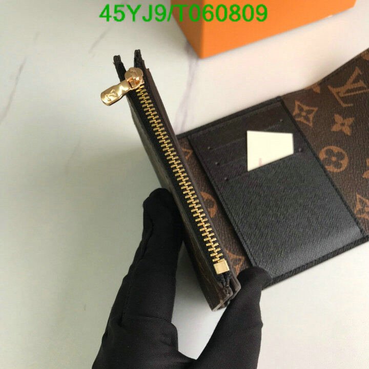 LV Bags-(4A)-Wallet-,Code: T060809,$ 59USD