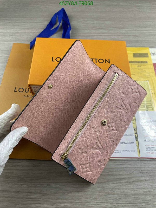 LV Bags-(4A)-Wallet-,Code: LT9058,$ 59USD
