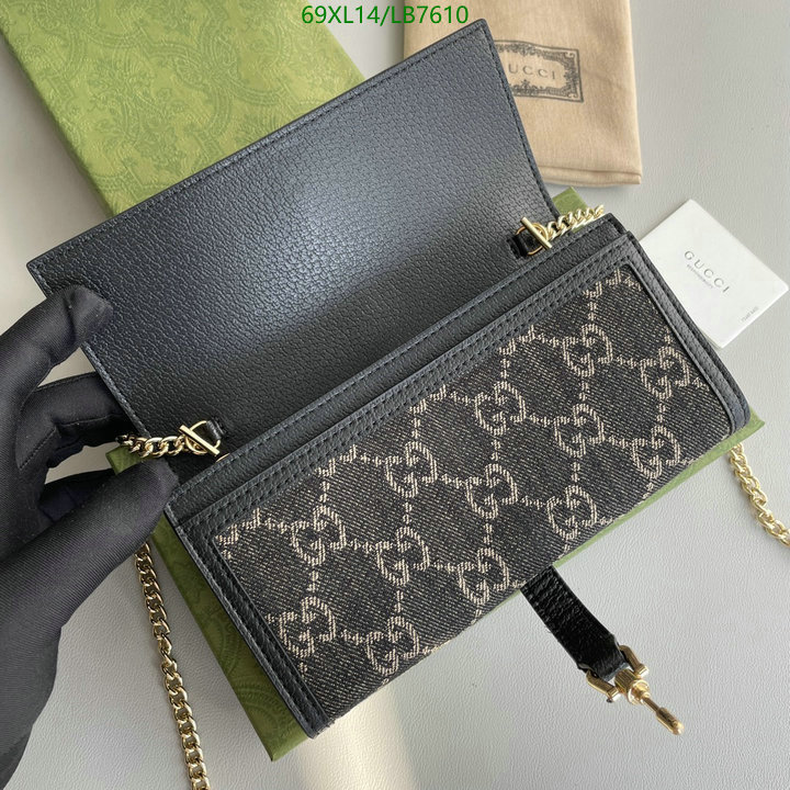 Gucci Bag-(4A)-Diagonal-,Code: LB7610,$ 90USD