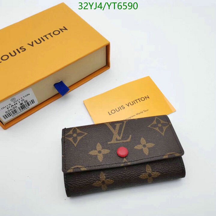 LV Bags-(4A)-Wallet-,Code: YT6590,$ 42USD