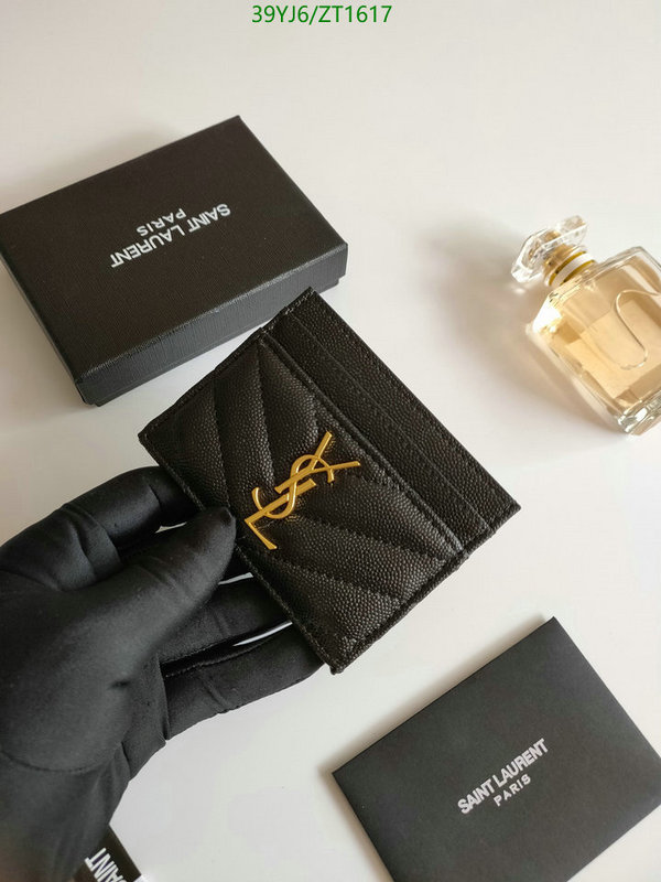 YSL Bag-(4A)-Wallet-,Code: ZT1617,$ 51USD