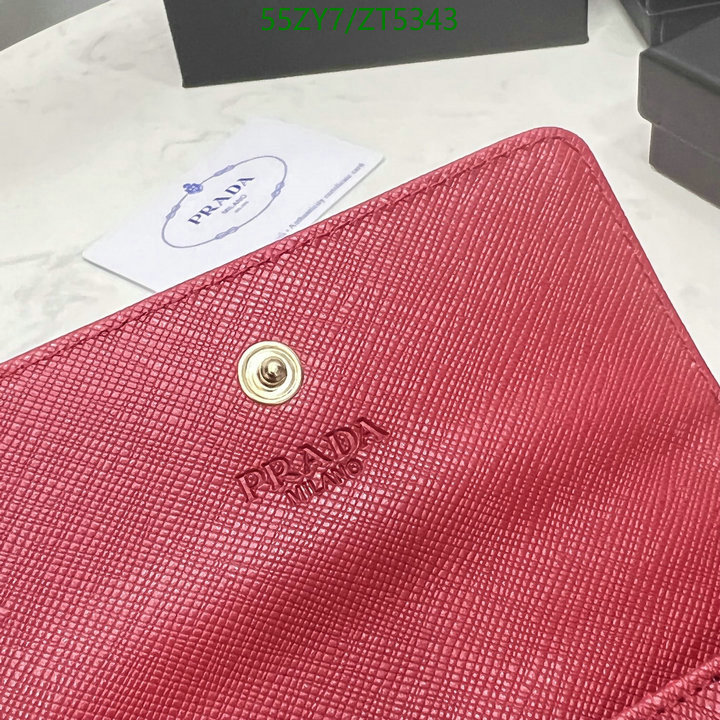 Prada Bag-(4A)-Wallet-,Code: ZT5343,$ 72USD