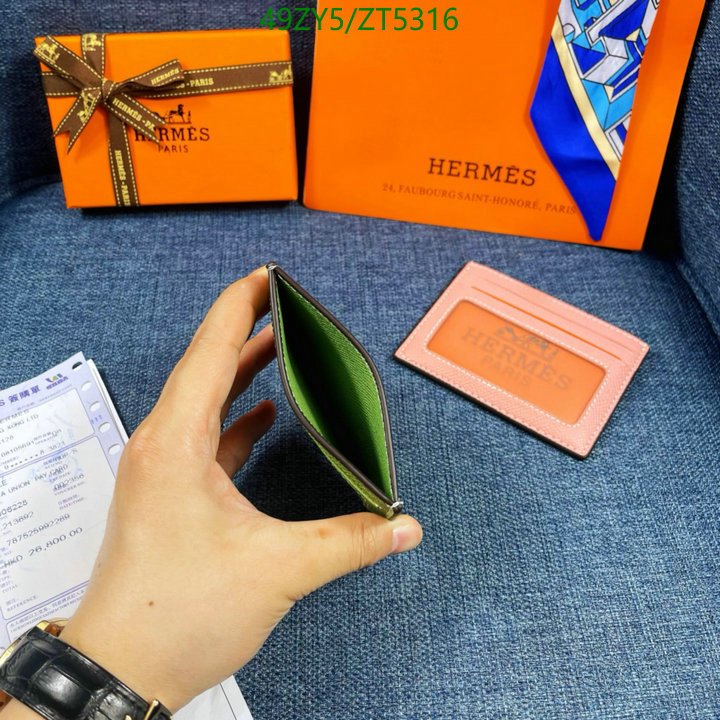 Hermes Bag-(4A)-Wallet-,Code: ZT5316,$ 64USD