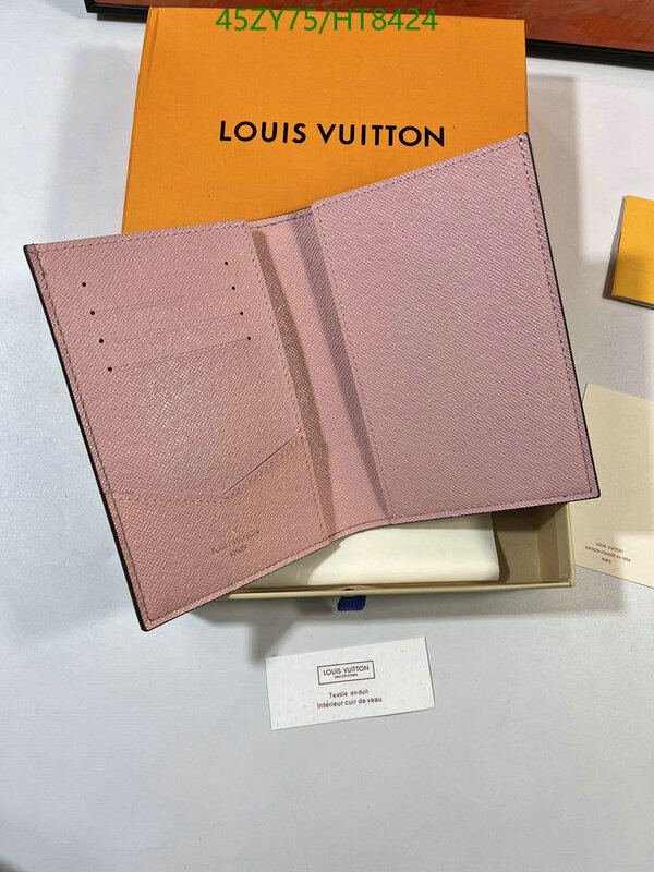 LV Bags-(4A)-Wallet-,Code: HT8424,$ 59USD