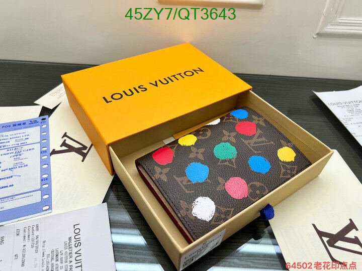 LV Bag-(4A)-Wallet- Code: QT3643 $ 59USD