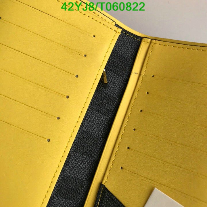 LV Bags-(4A)-Wallet-,Code: T060822,$ 55USD