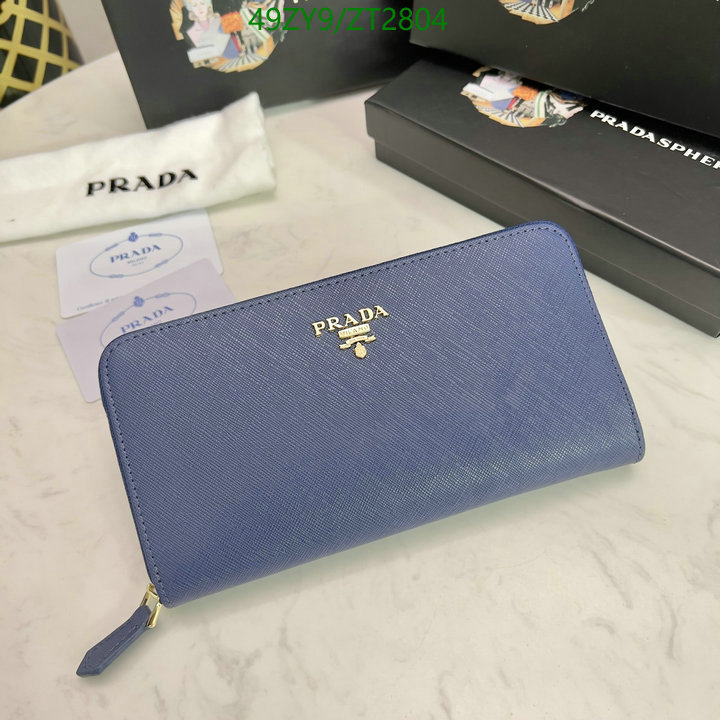 Prada Bag-(4A)-Wallet- Code: ZT2804 $ 64USD