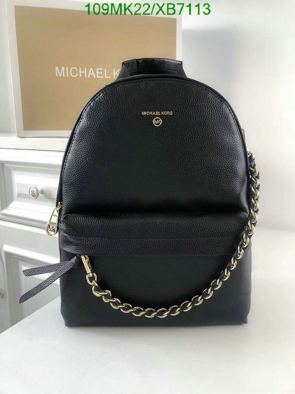 Michael Kors Bag-(4A)-Backpack-,Code: XB7113,$ 142USD