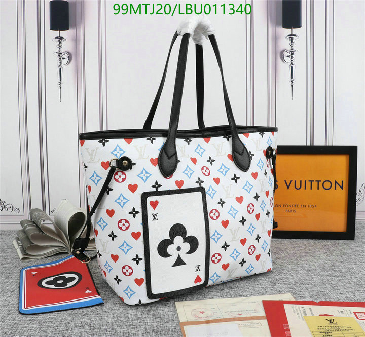LV Bags-(4A)-Neverfull-,Code: LBU011340,$ 129USD