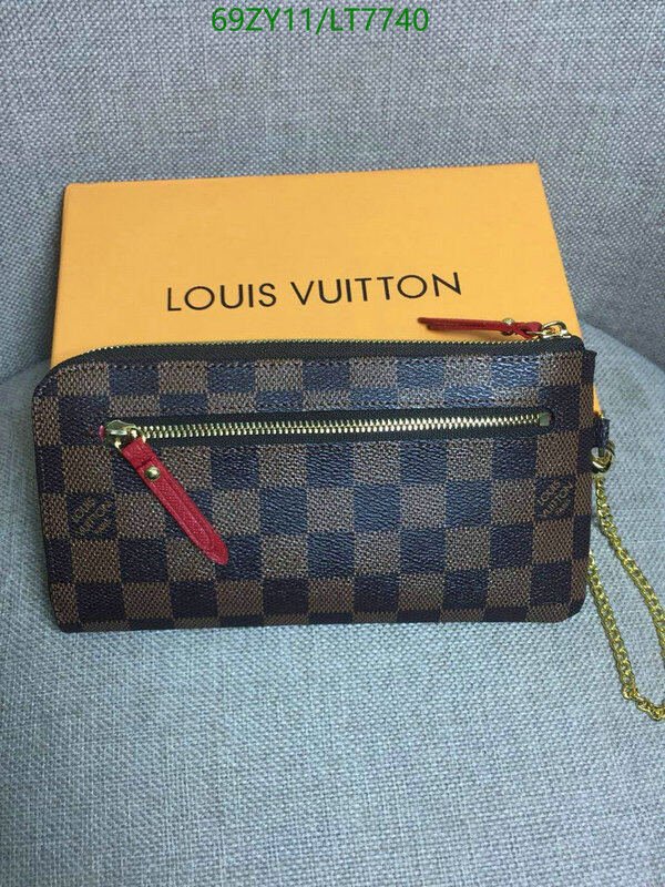 LV Bags-(4A)-Wallet-,Code: LT7740,$ 90USD