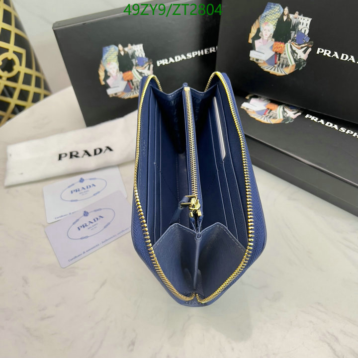 Prada Bag-(4A)-Wallet- Code: ZT2804 $ 64USD