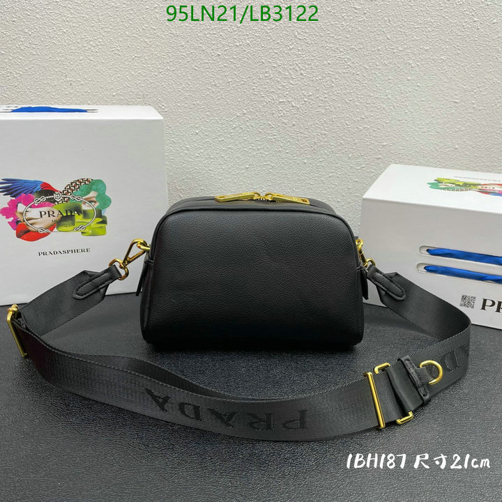 Prada Bag-(4A)-Diagonal- Code: LB3122 $ 124USD