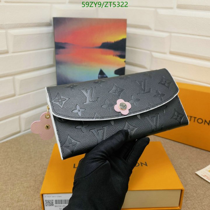 LV Bags-(4A)-Wallet-,Code: ZT5322,$ 77USD