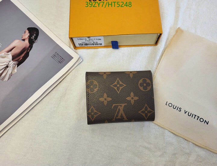 LV Bags-(4A)-Wallet-,Code: HT5248,$ 51USD
