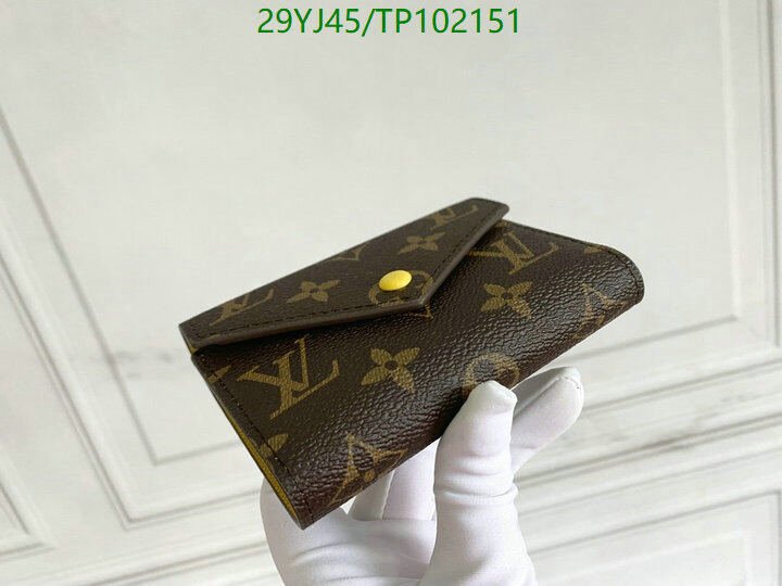 LV Bags-(4A)-Wallet-,Code: TP102151,$ 38USD