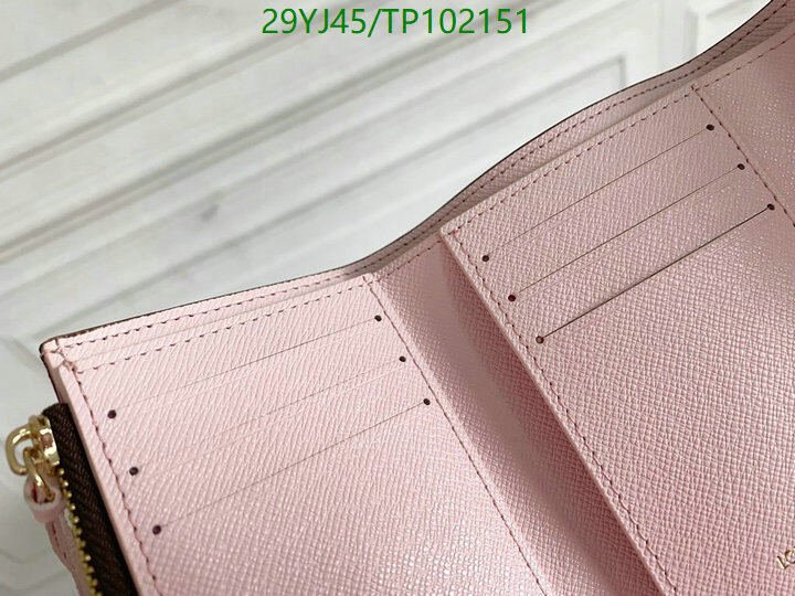 LV Bags-(4A)-Wallet-,Code: TP102151,$ 38USD