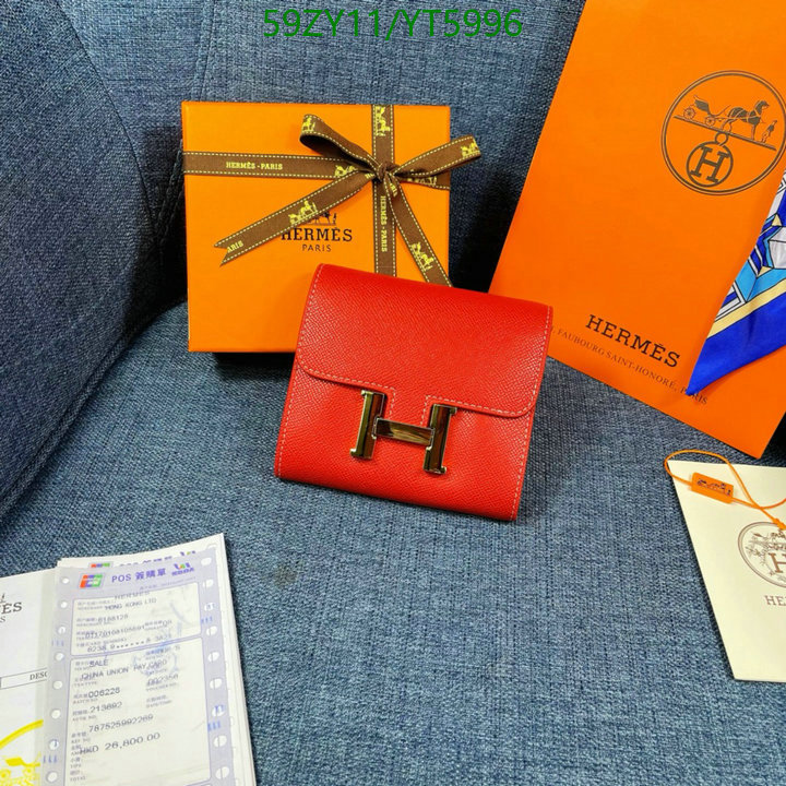 Hermes Bag-(4A)-Wallet-,Code: YT5996,$ 77USD