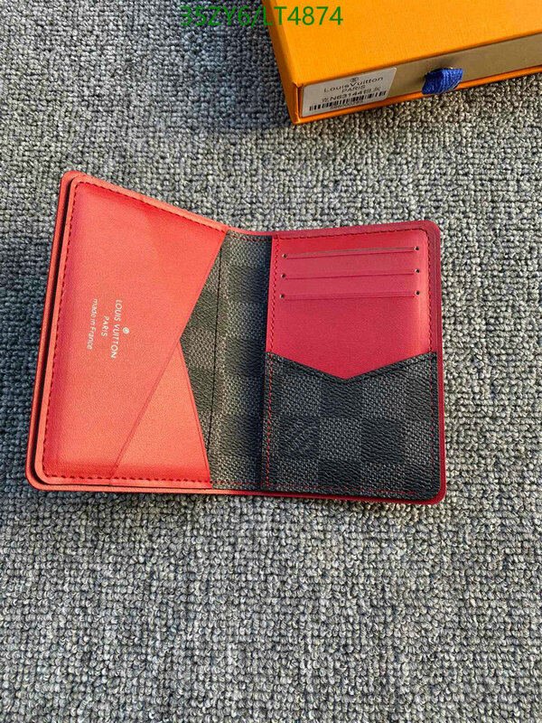 LV Bags-(4A)-Wallet-,Code: LT4874,$ 46USD