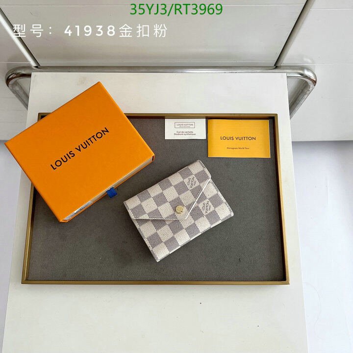 LV Bag-(4A)-Wallet- Cod8: RT3969 $ 46USD
