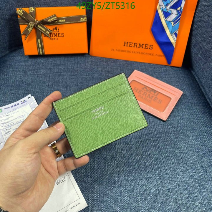 Hermes Bag-(4A)-Wallet-,Code: ZT5316,$ 64USD