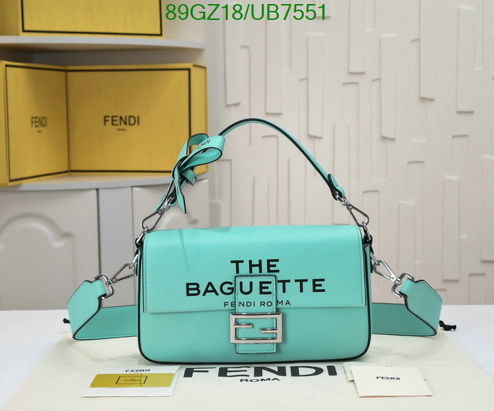 Fendi Bag-(4A)-Baguette- Code: UB7551 $ 116USD