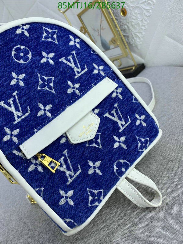 LV Bags-(4A)-Backpack-,Code: ZB5637,$ 111USD