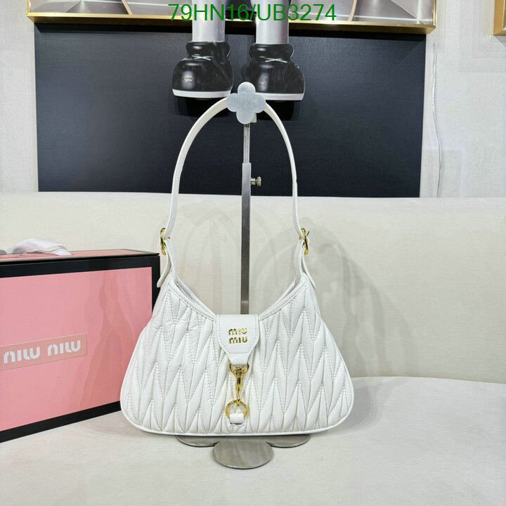 Miu Miu Bag-(4A)-Handbag- Code: UB3274 $ 103USD