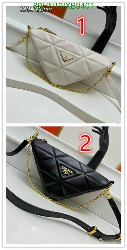 Prada Bag-(4A)-Triangle- Code: XB9401 $ 116USD