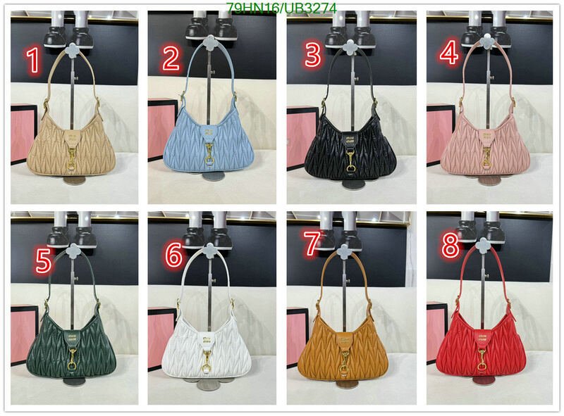 Miu Miu Bag-(4A)-Handbag- Code: UB3274 $ 103USD