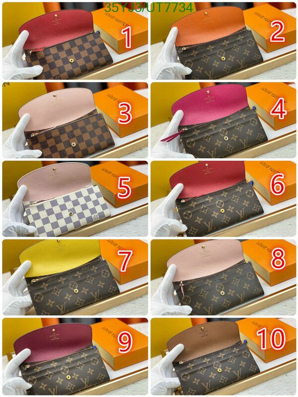 LV Bag-(4A)-Wallet- Code: UT7734 $ 46USD