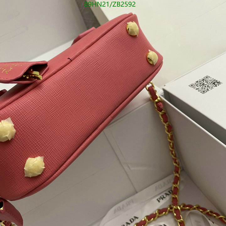 Prada Bag-(4A)-Diagonal-,Code: ZB2592,$ 116USD