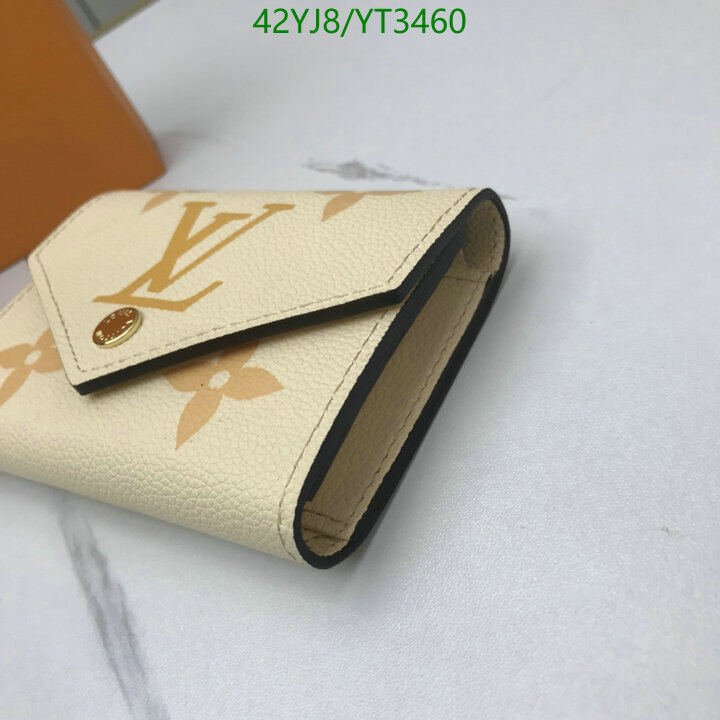 LV Bags-(4A)-Wallet-,Code: YT3460,$ 55USD