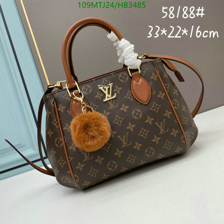 LV Bags-(4A)-Handbag Collection-,Code: HB3485,$ 142USD