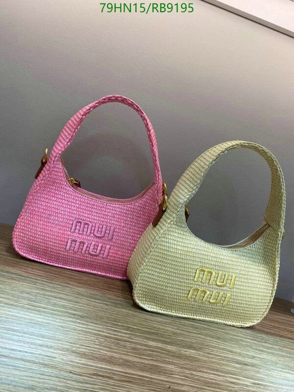 Miu Miu Bag-(4A)-Handbag- Code: RB9195 $ 103USD