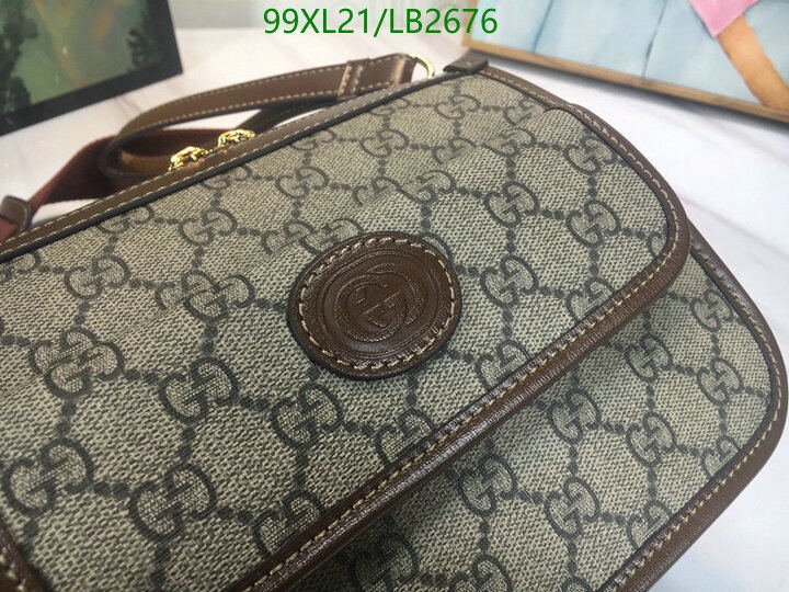 Gucci Bag-(4A)-Diagonal-,Code: LB2676,$ 129USD