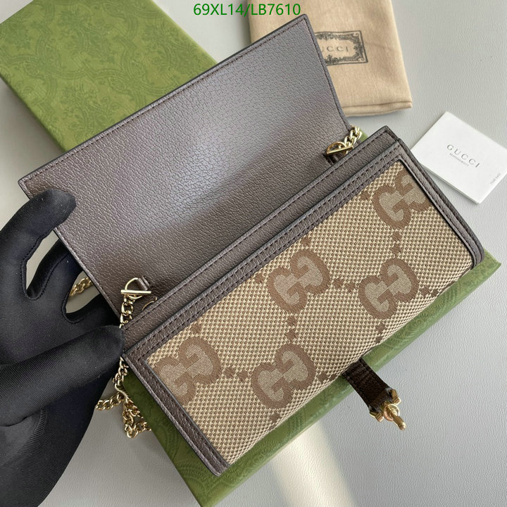 Gucci Bag-(4A)-Diagonal-,Code: LB7610,$ 90USD