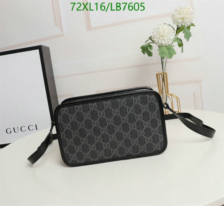 Gucci Bag-(4A)-Diagonal-,Code: LB7605,$ 94USD
