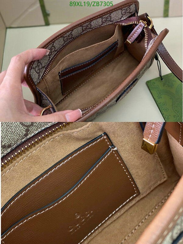 Gucci Bag-(4A)-Diagonal-,Code: ZB7305,$ 116USD