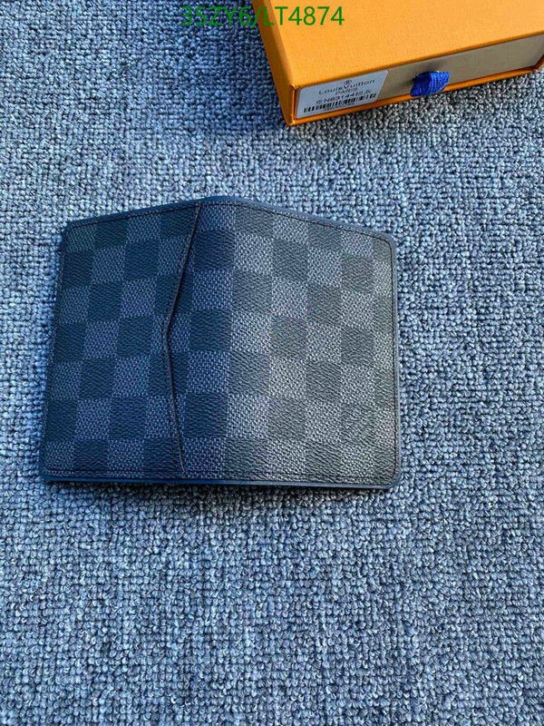 LV Bags-(4A)-Wallet-,Code: LT4874,$ 46USD