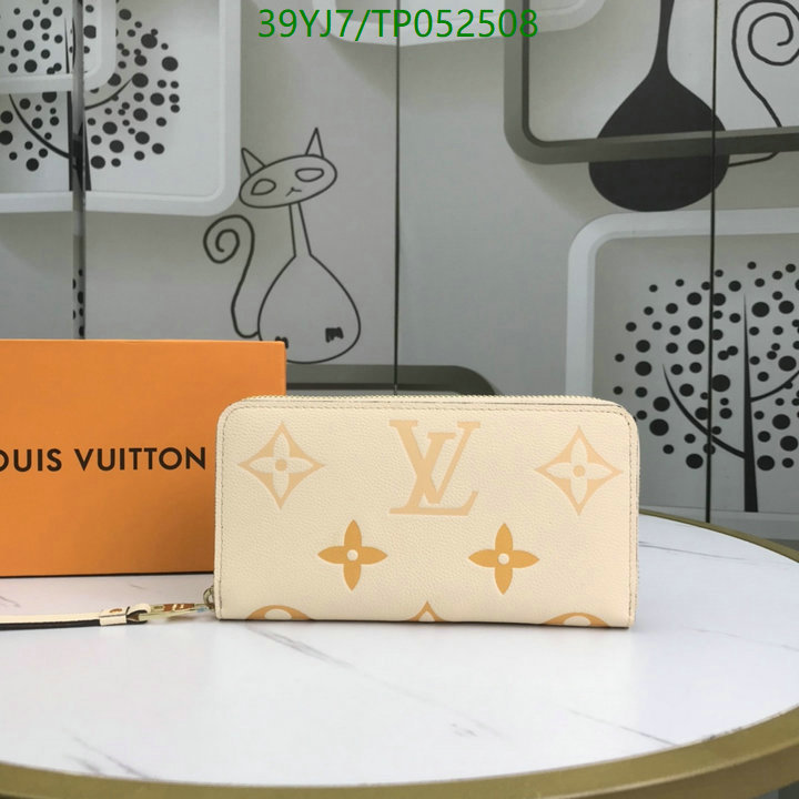 LV Bags-(4A)-Wallet-,Code: TP052508,$ 51USD