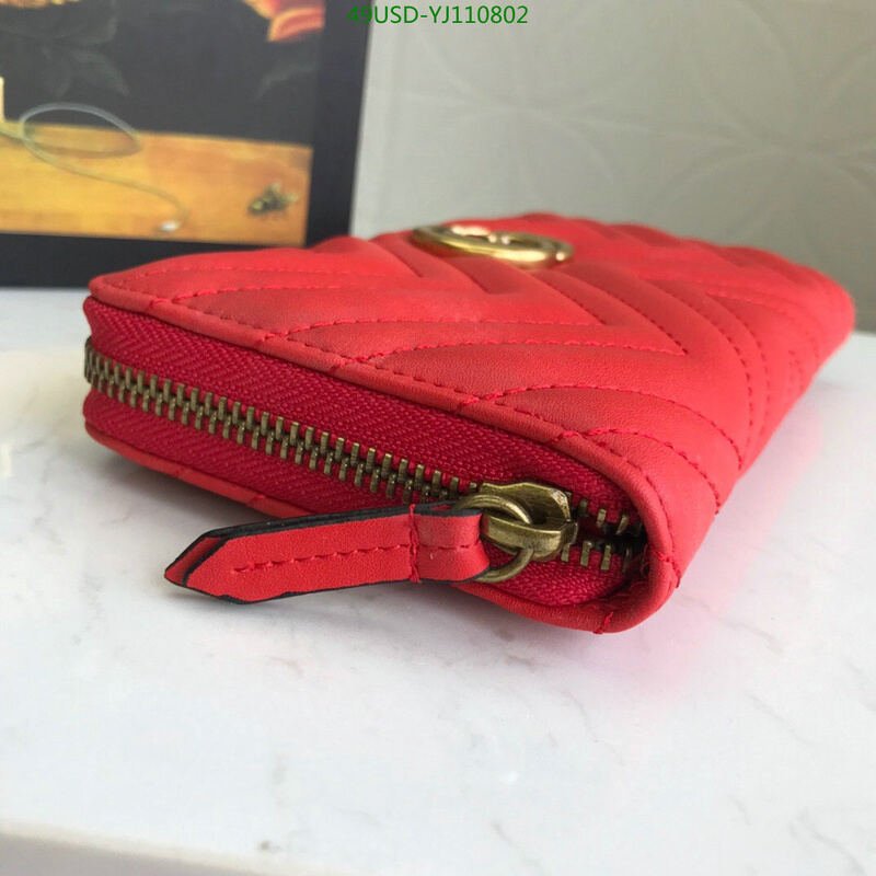 Gucci Bag-(4A)-Wallet-,Code: YJ110802,$ 64USD