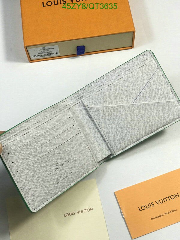 LV Bag-(4A)-Wallet- Code: QT3635 $ 59USD