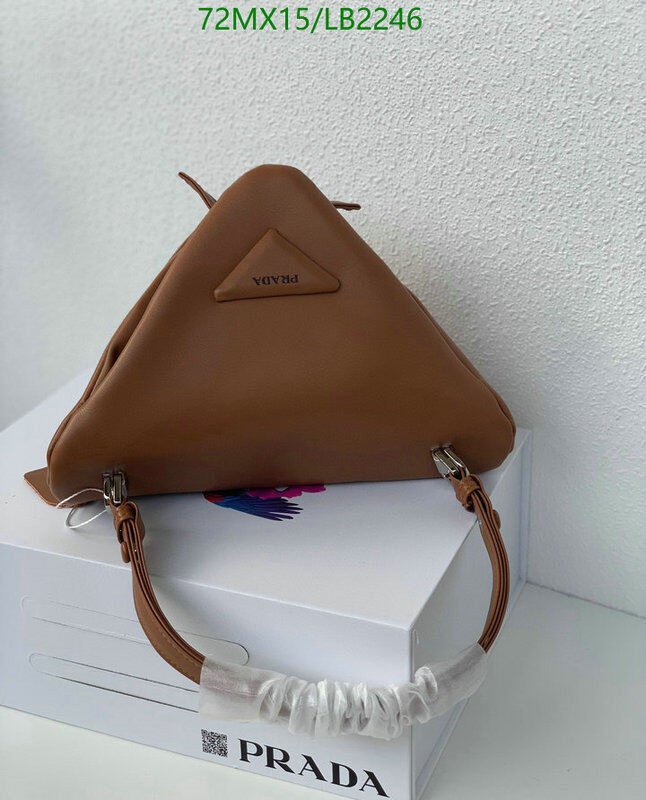 Prada Bag-(4A)-Triangle- Code: LB2246 $ 94USD